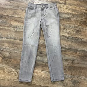 Chicos Gray Denim Jeans Size .5